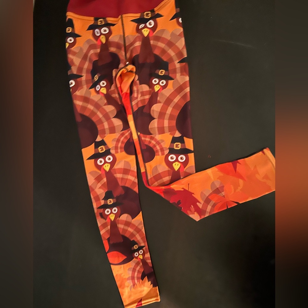 Vastitch Thanksgiving Day Turkey leggings